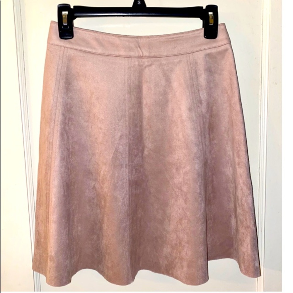 Suede H&M Mini Skirt